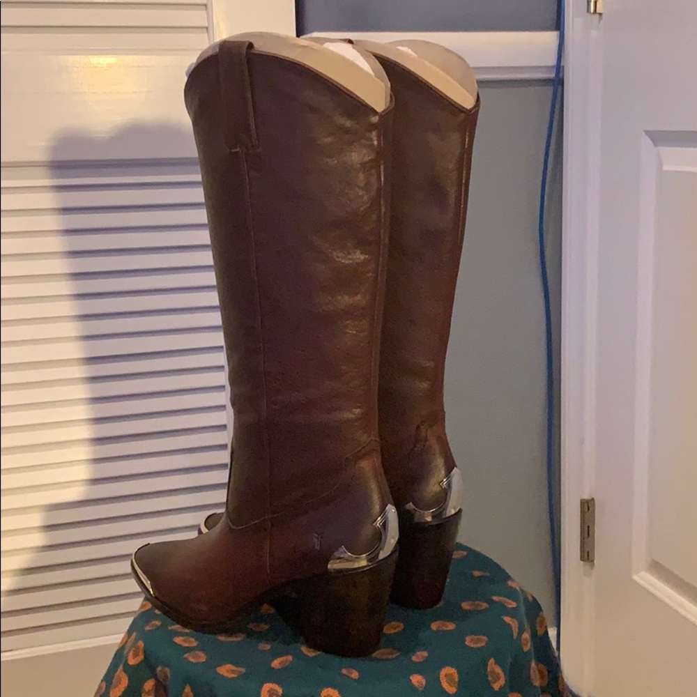 Frye Faye Metal Tipped Boots